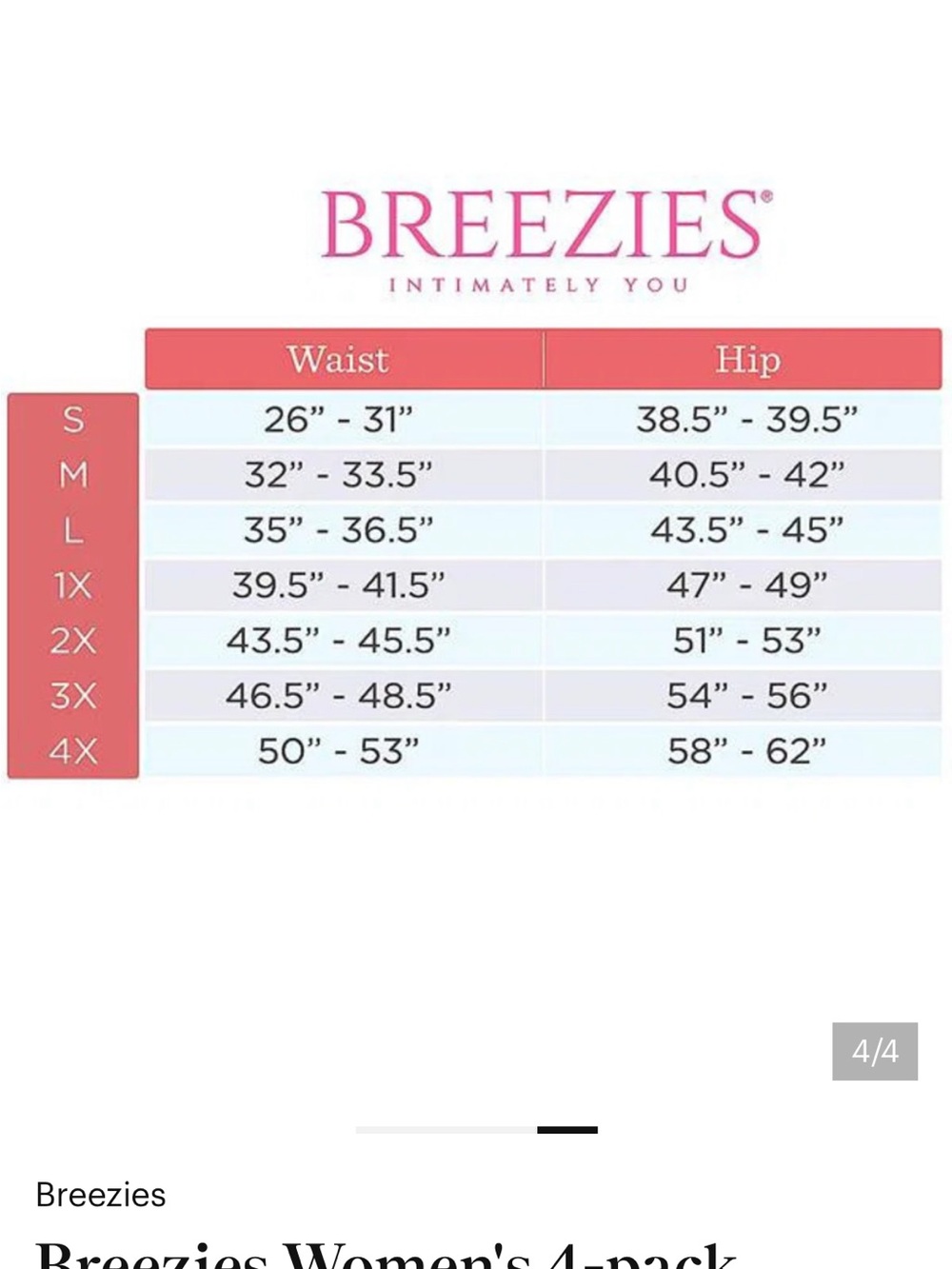 Breezies Seamless Smoothing Mid-Thigh Short Set - Set of 4 - Picture 2 of 5